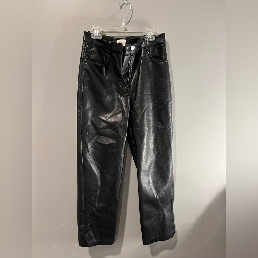 Wilfred Cropped Leather Pants